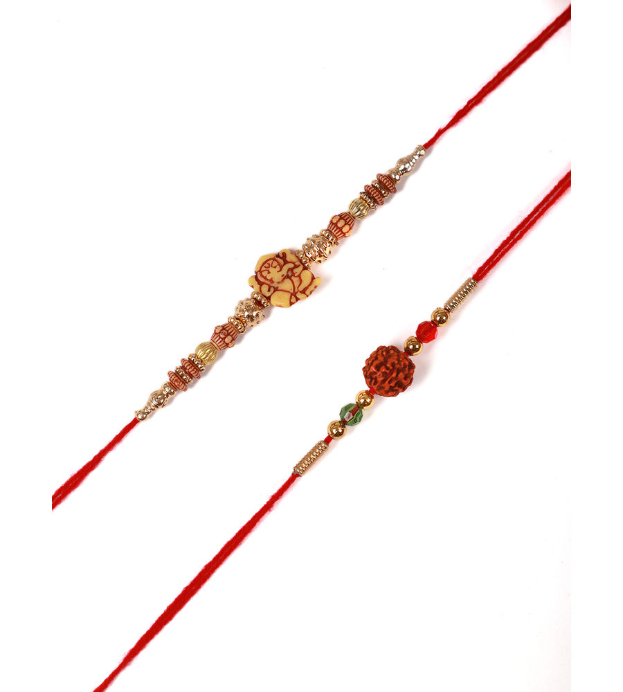 YouBella Rakhi Combo for Brother (Multi-Colour) (YBRK_70)